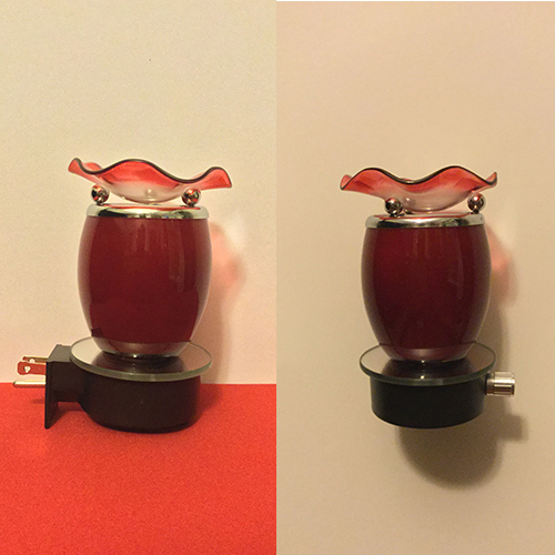 Colored Glass Electric Plug-Ins