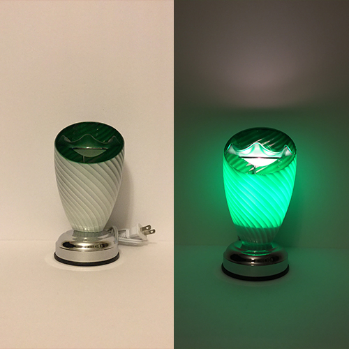 Floating Glass Touch Burner - Green