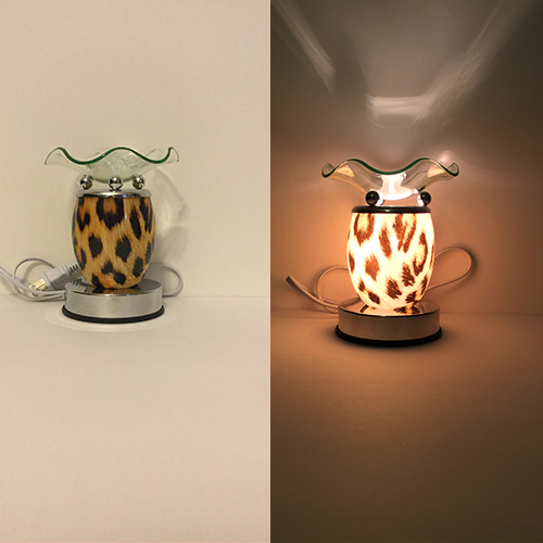 Leopard Print Electric Touch Burners