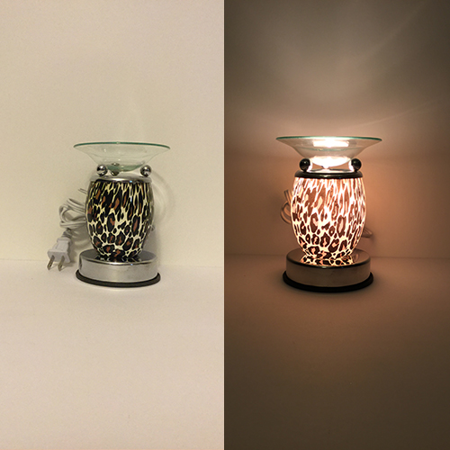 Leopard Print Electric Touch Burners